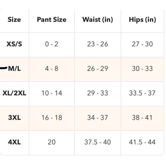 Empetua All Day Every Day High Waisted Black Shaper Shorts, XL/XXL - Picture 7 of 7